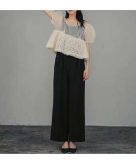 【ガール/GIRL】のオーガンジー裾フリルトップス・オールインワンパンツ2点セットパーティードレス 人気、トレンドファッション・服の通販 founy(ファニー) ファッション Fashion レディースファッション Fashion for Women パンツ Pants & Trousers インナー Innerwear オケージョン Occasion Wear オーガンジー Organza Fabric スクエア Square, Square Shape スリーブ Sleeve, Long Sleeve / Short Sleeve セットアップ Set-Up, Coordinated Outfit デコルテ Décolleté, Neckline ドレス Dress, One-Piece ドロップ Drop Shoulder, Dropped Style バランス Balance, Style Balance フリル Frill, Ruffle ペプラム Peplum, Flared Hem ワイド Wide, Wide Fit 新作・新入荷 New Arrivals / New In プチプライス・低価格 Affordable / Budget Price エレガント 上品 Elegant |ID:prp329100004585808