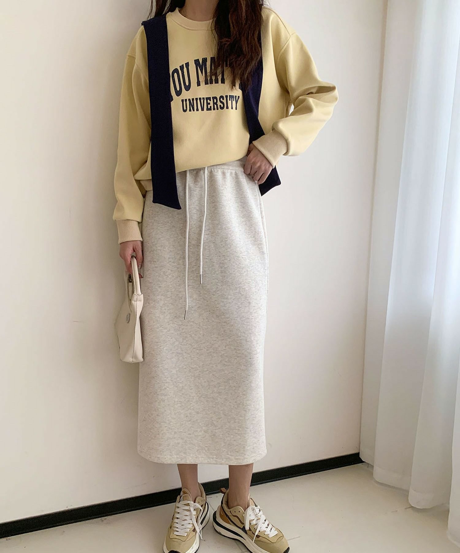 【ロワ/LOWO】の【2025SS】スウェットナロースカート 人気、トレンドファッション・服の通販 founy(ファニー) 　ファッション　Fashion　レディースファッション　Fashion for Women　スカート　Skirts　ジョーゼット　Georgette, Semi-Sheer Fabric　スニーカー　Sneakers, Trainers　ダウン　Down, Puffer　フィット　Fit, Slim Fit　プリーツ　Pleats, Pleated　リラックス　Relax, Relaxed Fit　新作・新入荷　New Arrivals / New In　プチプライス・低価格　Affordable / Budget Price　エレガント 上品　Elegant　2025年　2025　2025春夏・S/S　Spring/Summer 2025 SS25　 other-1|ID: prp329100004587806 ipo3291000000032539111