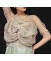 【ガール/GIRL】のリボンニュアンスビスチェ・シアーインナー2点セット結婚式ブラウス 人気、トレンドファッション・服の通販 founy(ファニー) ファッション Fashion レディースファッション Ladies' Fashion Online トップス・カットソー Tops/Tshirt シャツ/ブラウス Shirts/Blouses ビスチェ Bustier NEW・新作・新着・新入荷 New Arrivals インナー Inner ギャザー Gather シアー Sheer シンプル Simple チュール Tulle ビスチェ Bustier プチプライス・低価格 Affordable リボン Ribbon 結婚式 Wedding Ceremony |ID:prp329100004591520