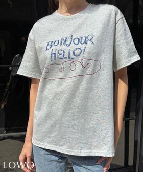 【ロワ/LOWO】 【2025SS】綿混フロントプリントTシャツカットソー人気、トレンドファッション・服の通販 founy(ファニー) ファッション Fashion レディースファッション Ladies' Fashion Online トップス・カットソー Tops/Tshirt シャツ/ブラウス Shirts/Blouses ロング / Tシャツ T-Shirts カットソー Cut and Sewn NEW・新作・新着・新入荷 New Arrivals 2025年 2025 2025春夏・S/S Ss,Spring/Summer,2025 カットソー Cut And Sew ジャケット Jacket フロント Front プチプライス・低価格 Affordable プリント Print |ID:prp329100004599733