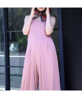 【アンピルーラ/Ampirula】の【2025SS】ウエスト切替ノースリーブオールインワン 人気、トレンドファッション・服の通販 founy(ファニー) ファッション Fashion レディースファッション Fashion for Women トップス・カットソー Cut & Sew Tops キャミソール&ノースリーブ Camisoles & Sleeveless Tops ワンピース Dresses オールインワン・ワンピース Dresses and Jumpsuits 切替 Switching, Contrast Panel シンプル Simple, Minimal ノースリーブ Sleeveless, No-Sleeve ポケット Pocket, Pocket Detail リボン Ribbon, Bow リラックス Relax, Relaxed Fit ワイド Wide, Wide Fit 新作・新入荷 New Arrivals / New In プチプライス・低価格 Affordable / Budget Price 旅行 Travel 2025年 2025 2025春夏・S/S Spring/Summer 2025 SS25 |ID:prp329100004600980