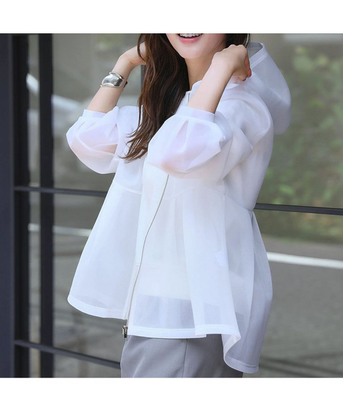 【エルフランク/ELFRANK】の【2025AW】シアーダンボールペプラムジップアップパーカー Washable インテリア・キッズ・メンズ・レディースファッション・服の通販 founy(ファニー) https://founy.com/ ファッション Fashion レディースファッション Fashion for Women トップス・カットソー Cut & Sew Tops レディースパーカー・カジュアルフーディー Casual Hoodies & Sweatshirts 新作・新入荷 New Arrivals / New In 2025年 2025 2025-2026秋冬・A/W Autumn/Winter 2025–26 AW25–26 シアー Sheer, See-Through スリーブ Sleeve, Long Sleeve / Short Sleeve トレンド Trend, Trending Now フロント Front, Front Design プチプライス・低価格 Affordable / Budget Price ペプラム Peplum, Flared Hem 夏 Summer 秋 Autumn |ID: prp329100004642733 ipo3291000000033489351