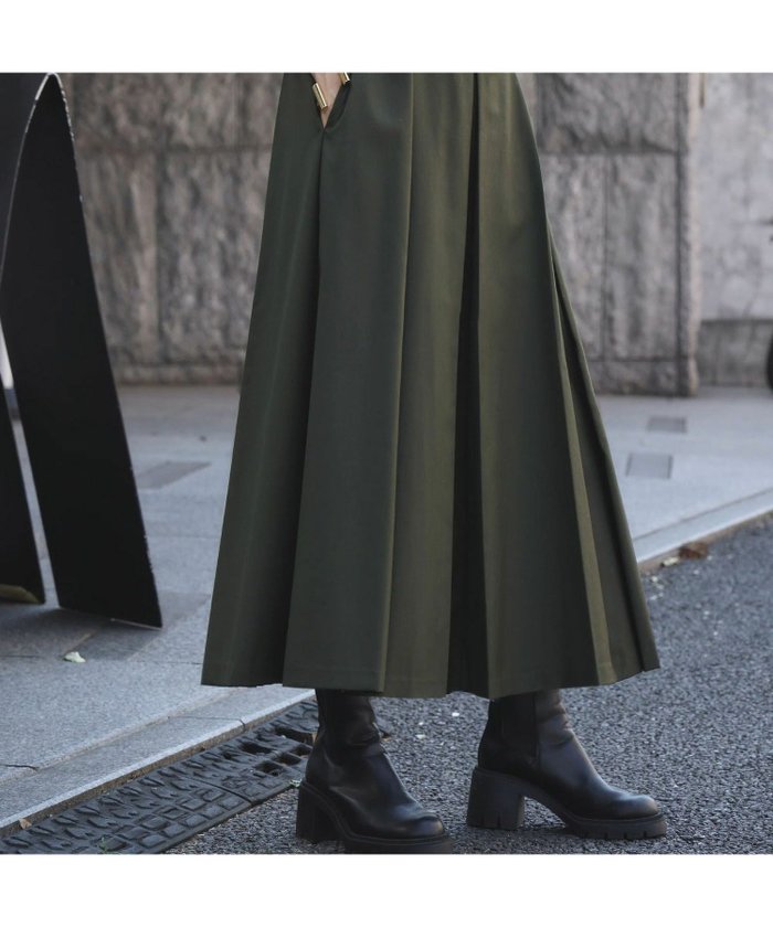 【エルフランク/ELFRANK】のボックスプリーツロングフレアスカート Washable インテリア・キッズ・メンズ・レディースファッション・服の通販 founy(ファニー) https://founy.com/ ファッション Fashion レディースファッション Fashion for Women スカート Skirts Aライン・フレアスカート A-Line & Flared Skirts 新作・新入荷 New Arrivals / New In プチプライス・低価格 Affordable / Budget Price |ID: prp329100004642737 ipo3291000000035898972