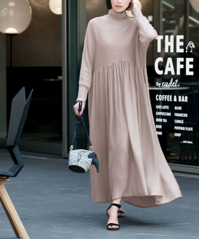 【エルフランク/ELFRANK】の【2025AW】リブタートルニットワンピース/着痩せ効果抜群!!ゆったり上品シルエットで大人の抜け感 インテリア・キッズ・メンズ・レディースファッション・服の通販 founy(ファニー) https://founy.com/ ファッション Fashion レディースファッション Fashion for Women ワンピース Dresses ニットワンピース Knit Dresses 新作・新入荷 New Arrivals / New In 2025年 2025 2025-2026秋冬・A/W Autumn/Winter 2025–26 AW25–26 プチプライス・低価格 Affordable / Budget Price エレガント 上品 Elegant |ID: prp329100004642761 ipo3291000000033489498