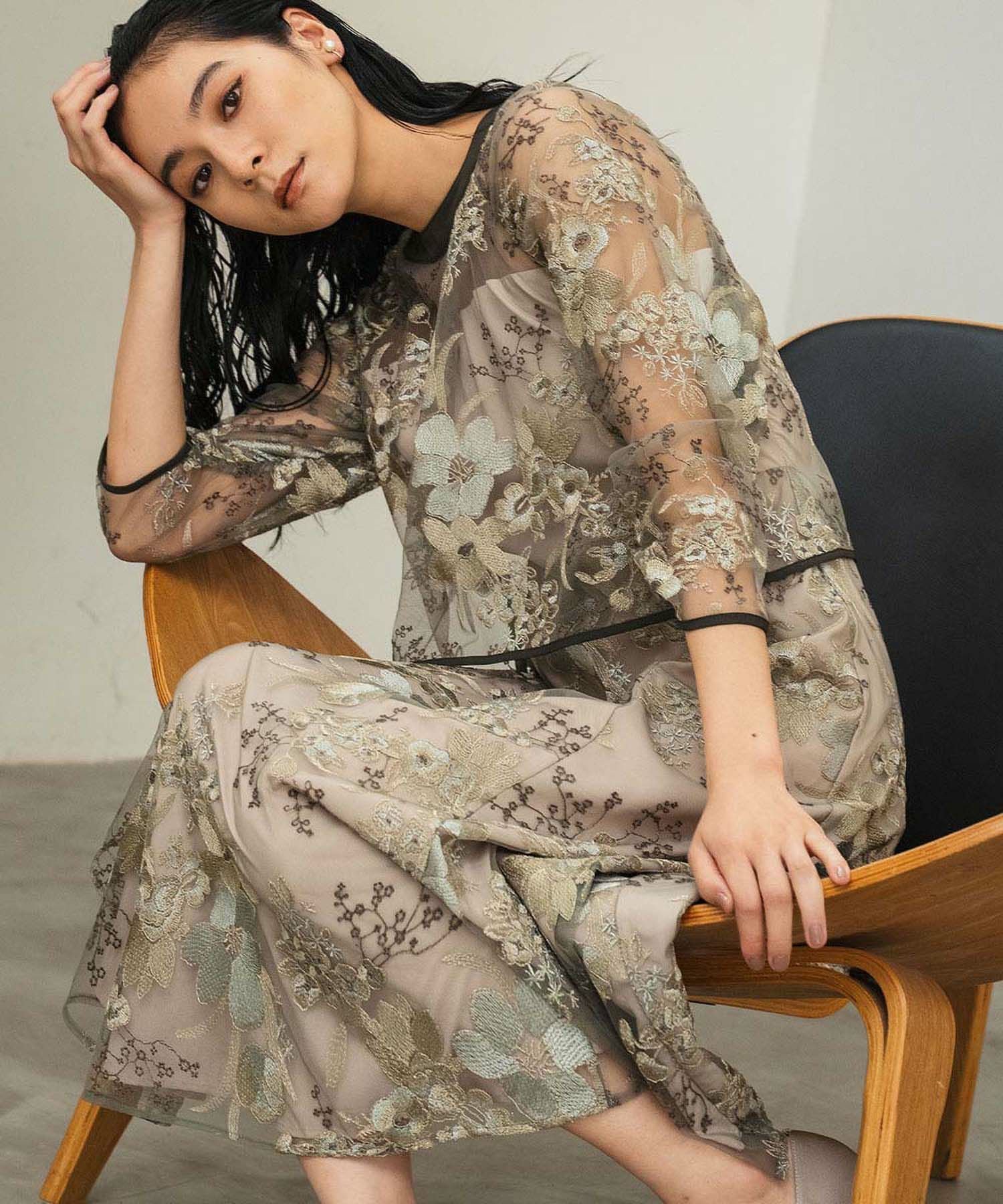 【ガール/GIRL】のレース刺繍ドッキングボレロロング丈フレアワンピースパーティードレス 人気、トレンドファッション・服の通販 founy(ファニー) 　ファッション　Fashion　レディースファッション　Fashion for Women　アウター　Coat / Outerwear Collection　ボレロ・ショート丈ジャケット / ドレス羽織りに　Boleros & Short Jackets　ワンピース　Dresses　フォーマル・パーティードレス・結婚式用ドレス　Elegant & Casual Dresses　新作・新入荷　New Arrivals / New In　プチプライス・低価格　Affordable / Budget Price　レース　Lace, Lace Fabric　 other-1|ID: prp329100004643716 ipo3291000000035898306