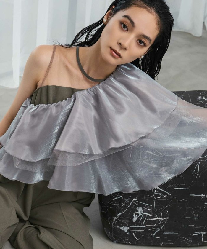 【ガール/GIRL】の4WAYティアードフリル&アシンメトリーオールインワン2点セットパーティードレス【パンツドレス 体型カバー お呼ばれ 二次会 結婚式 着回し抜群 きれいめ オケージョン】 インテリア・キッズ・メンズ・レディースファッション・服の通販 founy(ファニー) https://founy.com/ ファッション Fashion レディースファッション Fashion for Women パンツ Pants & Trousers 新作・新入荷 New Arrivals / New In オケージョン Occasion Wear ドレス Dress, One-Piece プチプライス・低価格 Affordable / Budget Price 結婚式 Wedding |ID: prp329100004644703 ipo3291000000035500915