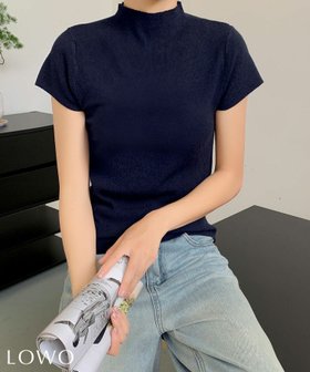 【ロワ/LOWO】 ボトルネックコンパクトニットプルオーバー人気、トレンドファッション・服の通販 founy(ファニー) ファッション Fashion レディースファッション Fashion for Women トップス・カットソー Cut & Sew Tops ニット Knit Tops & Sweaters カジュアルプルオーバー・ニットトップス Pullovers & Knit Tops / Casual Pullovers 新作・新入荷 New Arrivals / New In プチプライス・低価格 Affordable / Budget Price |ID:prp329100004652248