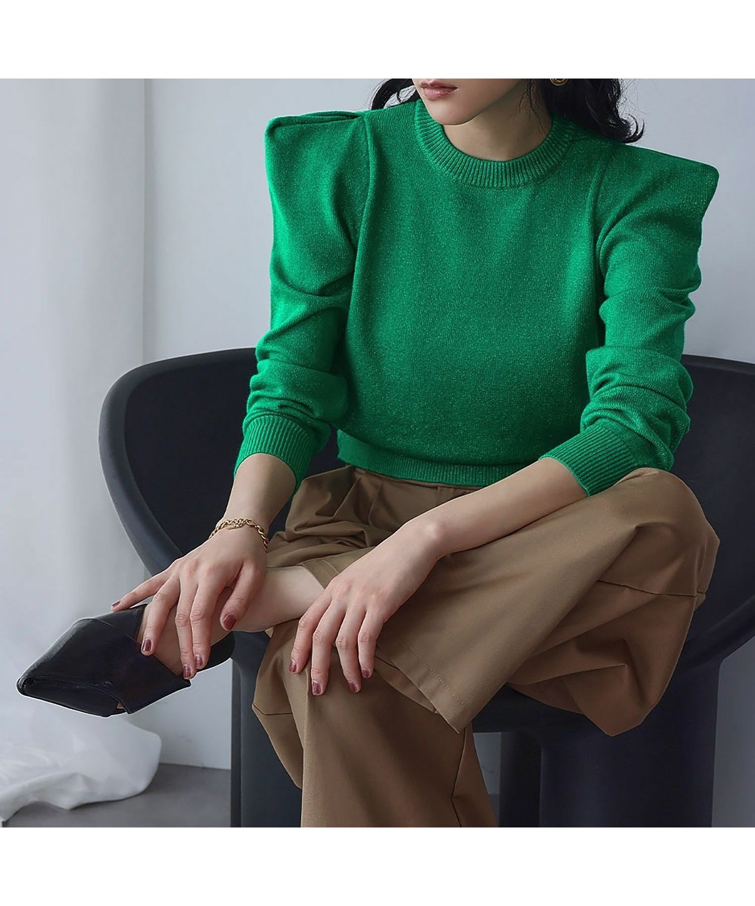 【エルフランク/ELFRANK】の【2025AW】パワーショルダーハイネックラメニットプルオーバー 人気、トレンドファッション・服の通販 founy(ファニー) 　ファッション　Fashion　レディースファッション　Fashion for Women　トップス・カットソー　Cut & Sew Tops　ニット　Knit Tops & Sweaters　カジュアルプルオーバー・ニットトップス　Pullovers & Knit Tops / Casual Pullovers　新作・新入荷　New Arrivals / New In　2025年　2025　2025-2026秋冬・A/W　Autumn/Winter 2025–26 AW25–26　プチプライス・低価格　Affordable / Budget Price　 other-1|ID: prp329100004665987 ipo3291000000033748886