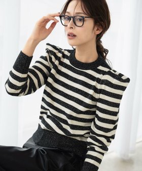 【エルフランク/ELFRANK】のパワーショルダーハイネックラメニットプルオーバー 人気、トレンドファッション・服の通販 founy(ファニー) ファッション Fashion レディースファッション Fashion for Women トップス・カットソー Cut & Sew Tops ニット Knit Tops & Sweaters カジュアルプルオーバー・ニットトップス Pullovers & Knit Tops / Casual Pullovers 新作・新入荷 New Arrivals / New In プチプライス・低価格 Affordable / Budget Price |ID:prp329100004665987