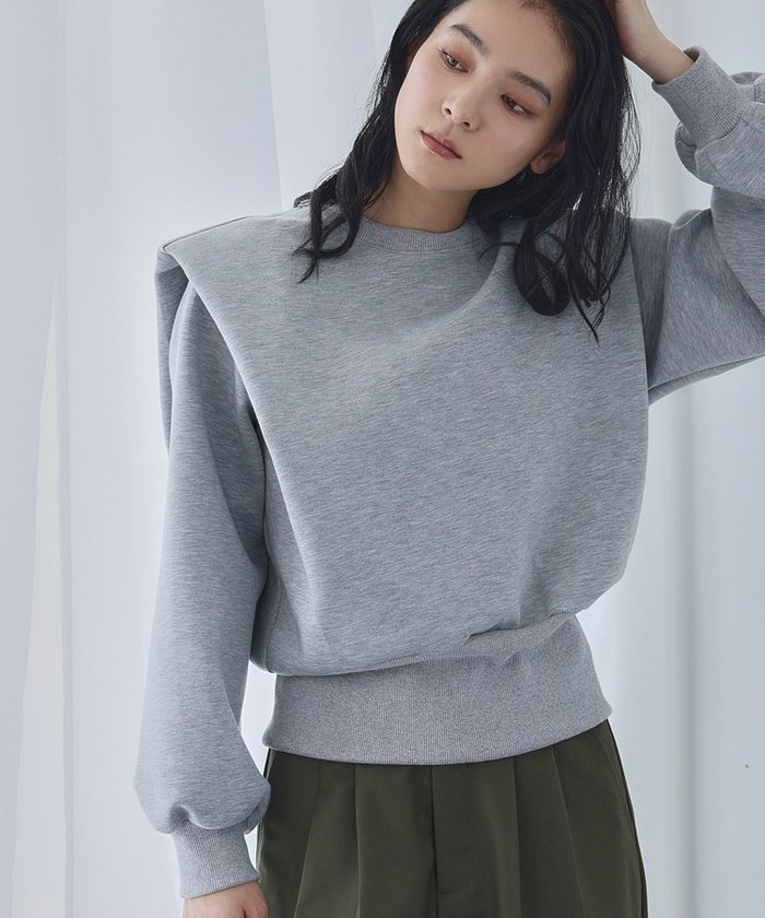 【エルフランク/ELFRANK】のダンボールプルオーバー/立体ショルダーが映える上品スウェット Washable インテリア・キッズ・メンズ・レディースファッション・服の通販 founy(ファニー) https://founy.com/ ファッション Fashion レディースファッション Fashion for Women トップス・カットソー Cut & Sew Tops レディースパーカー・カジュアルフーディー Casual Hoodies & Sweatshirts カジュアルプルオーバー・ニットトップス Pullovers & Knit Tops / Casual Pullovers スウェット・クルーネックトップス Sweatshirts & Crewnecks / Relaxed Fit Sweat Tops 新作・新入荷 New Arrivals / New In ショルダー Shoulder, Shoulder Strap スウェット / スエット Sweatshirt, Sweatwear プチプライス・低価格 Affordable / Budget Price エレガント 上品 Elegant |ID: prp329100004665988 ipo3291000000036165311