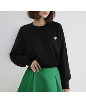 【エルフランク/ELFRANK】のワンポイントハート刺繍ニットプルオーバー 人気、トレンドファッション・服の通販 founy(ファニー) ファッション Fashion レディースファッション Fashion for Women トップス・カットソー Cut & Sew Tops ニット Knit Tops & Sweaters カジュアルプルオーバー・ニットトップス Pullovers & Knit Tops / Casual Pullovers 新作・新入荷 New Arrivals / New In プチプライス・低価格 Affordable / Budget Price ワンポイント One Point, Statement Accent |ID:prp329100004686889