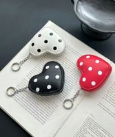 【ロワ/LOWO】のドットハートミニポーチキーホルダー 人気、トレンドファッション・服の通販 founy(ファニー) ファッション Fashion レディースファッション Fashion for Women ポーチ&ミニバッグ Pouches & Mini Bags 新作・新入荷 New Arrivals / New In プチプライス・低価格 Affordable / Budget Price |ID:prp329100004690114