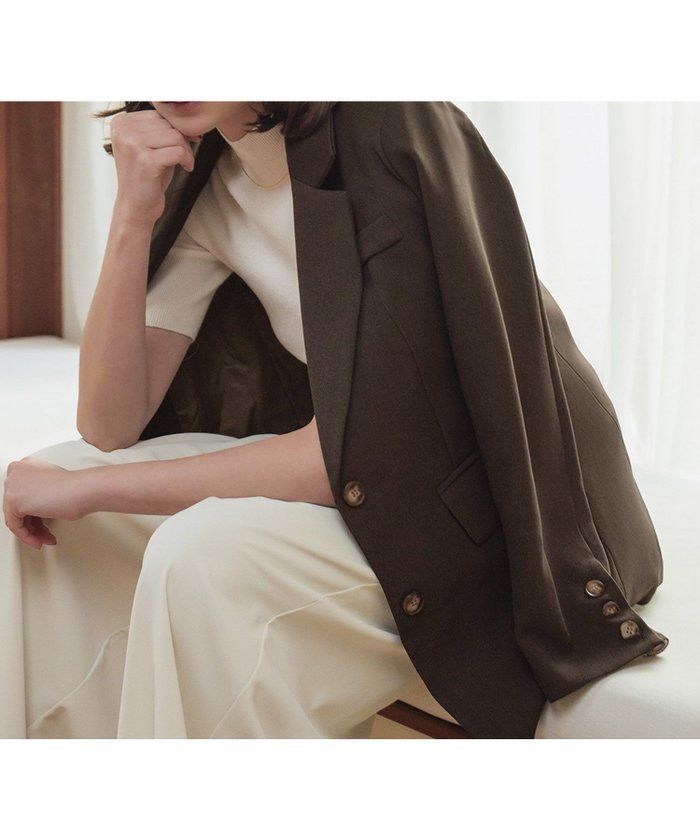 【フロリア/Flolia】のシングルテーラードジャケット インテリア・キッズ・メンズ・レディースファッション・服の通販 founy(ファニー) https://founy.com/ ファッション Fashion レディースファッション Fashion for Women アウター Coat / Outerwear Collection レディースジャケット・軽アウター Jackets テーラードジャケット / 通勤・きれいめスタイル Tailored Jackets & Blazers 新作・新入荷 New Arrivals / New In プチプライス・低価格 Affordable / Budget Price |ID: prp329100004700698 ipo3291000000033940407