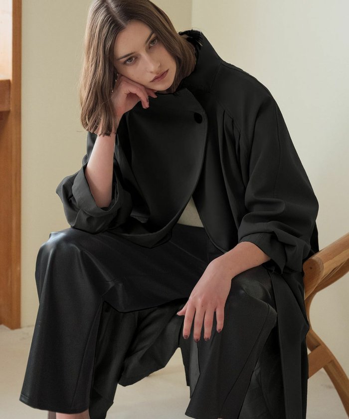 【フロリア/Flolia】の2WAYスタンドカラートレンチコート/ロング丈アウター インテリア・キッズ・メンズ・レディースファッション・服の通販 founy(ファニー) https://founy.com/ ファッション Fashion レディースファッション Fashion for Women アウター Coat / Outerwear Collection コート・ロングコート・ピーコート Long Coats, Peacoats & More トレンチコート / 春秋の定番アウター Trench Coats 新作・新入荷 New Arrivals / New In スタンド Stand Collar, Upright Stand プチプライス・低価格 Affordable / Budget Price ロング Long, Long-Length |ID: prp329100004704849 ipo3291000000035969152