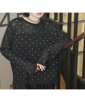 【アンピルーラ/Ampirula】 【2025AW先行予約】ドットシアートップス人気、トレンドファッション・服の通販 founy(ファニー) ファッション Fashion レディースファッション Fashion for Women トップス・カットソー Cut & Sew Tops 新作・新入荷 New Arrivals / New In 2025年 2025 2025-2026秋冬・A/W Autumn/Winter 2025–26 AW25–26 プチプライス・低価格 Affordable / Budget Price |ID:prp329100004709703