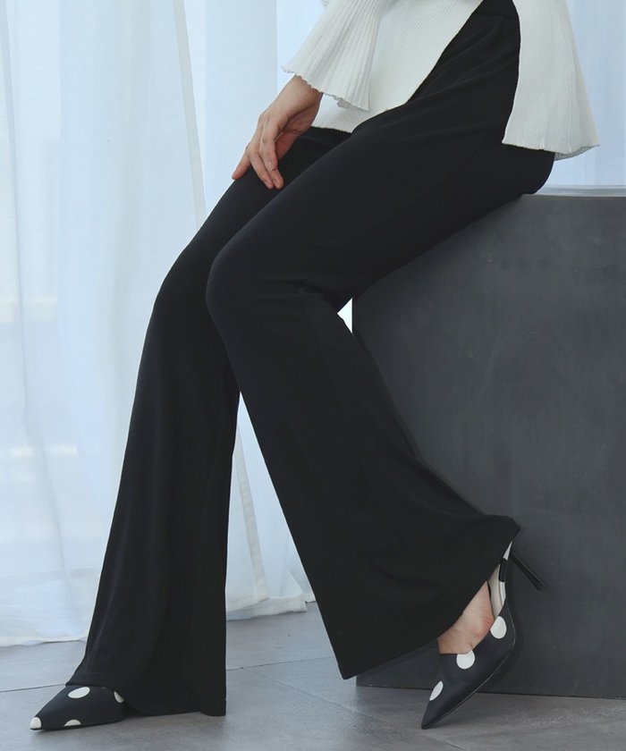 【アンピルーラ/Ampirula】の綿混フレアリラックスパンツ インテリア・キッズ・メンズ・レディースファッション・服の通販 founy(ファニー) https://founy.com/ ファッション Fashion レディースファッション Fashion for Women パンツ Pants & Trousers 新作・新入荷 New Arrivals / New In プチプライス・低価格 Affordable / Budget Price |ID: prp329100004713207 ipo3291000000035902323