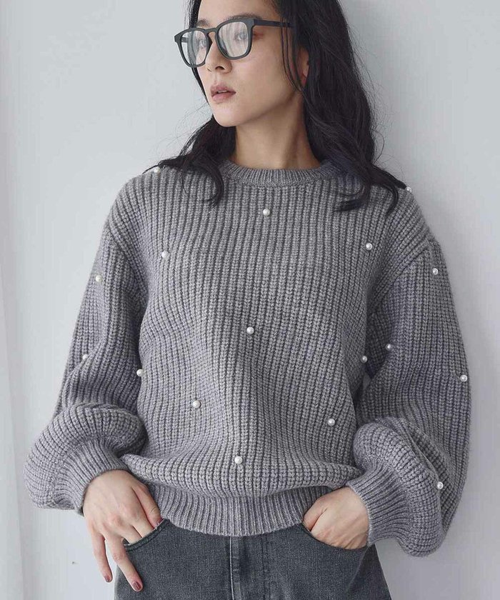 【エルフランク/ELFRANK】の【2025AW】フェイクパール付きあぜ編みニットプルオーバー Washable インテリア・キッズ・メンズ・レディースファッション・服の通販 founy(ファニー) https://founy.com/ ファッション Fashion レディースファッション Fashion for Women トップス・カットソー Cut & Sew Tops ニット Knit Tops & Sweaters カジュアルプルオーバー・ニットトップス Pullovers & Knit Tops / Casual Pullovers 新作・新入荷 New Arrivals / New In 2025年 2025 2025-2026秋冬・A/W Autumn/Winter 2025–26 AW25–26 プチプライス・低価格 Affordable / Budget Price |ID: prp329100004714496 ipo3291000000034059973