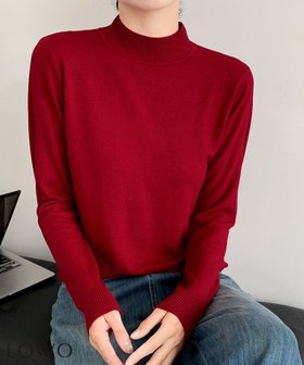 【ロワ/LOWO】 【全12色】ハイネックカラーニットプルオーバー人気、トレンドファッション・服の通販 founy(ファニー) ファッション Fashion レディースファッション Fashion for Women トップス・カットソー Cut & Sew Tops ニット Knit Tops & Sweaters カジュアルプルオーバー・ニットトップス Pullovers & Knit Tops / Casual Pullovers 新作・新入荷 New Arrivals / New In プチプライス・低価格 Affordable / Budget Price |ID:prp329100004715785