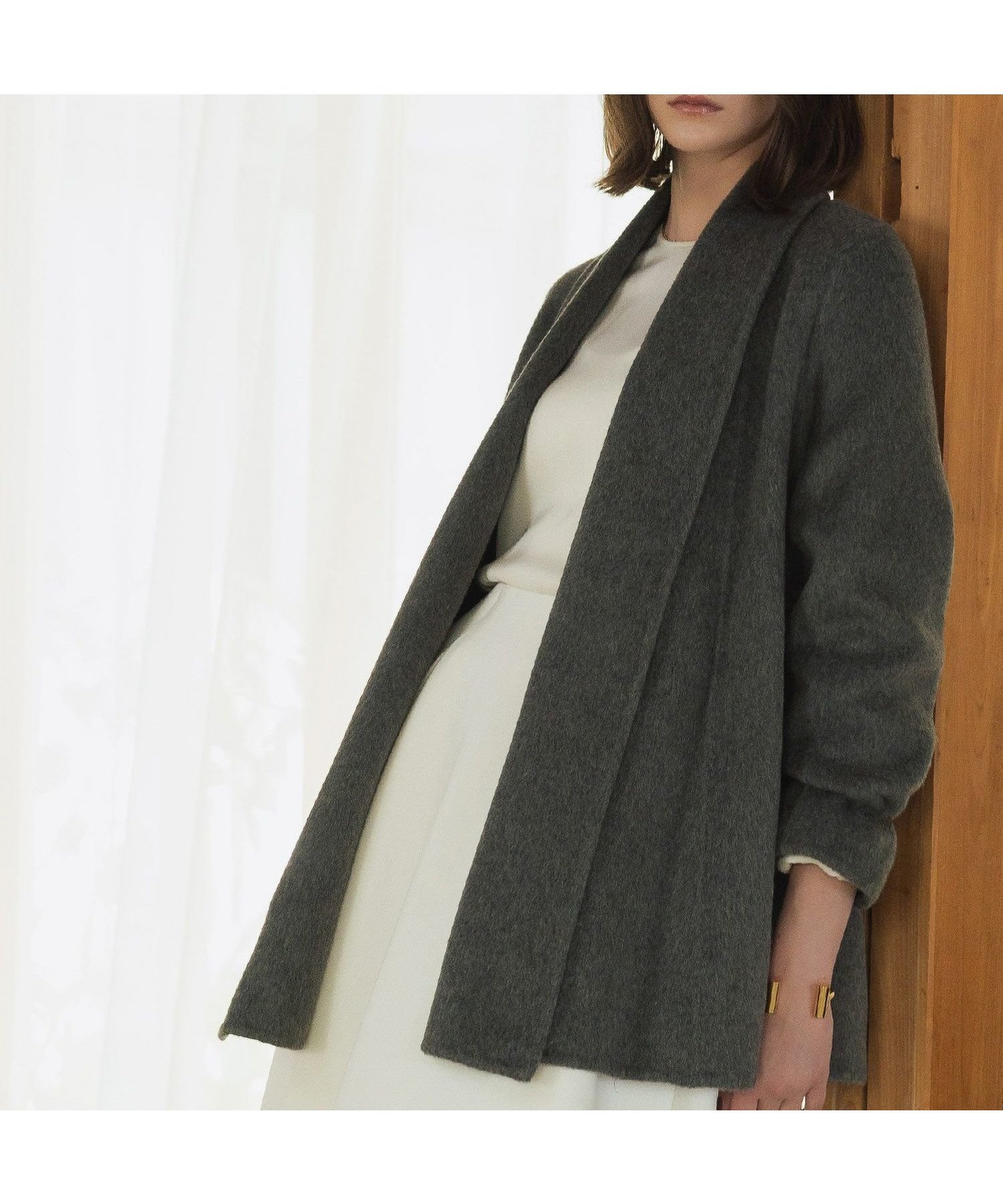 【エルフランク/ELFRANK】の【2025AW】【ウール90%+アルパカ10%】ショールカラーオーバーサイズコート 人気、トレンドファッション・服の通販 founy(ファニー) 　ファッション　Fashion　レディースファッション　Fashion for Women　アウター　Coat / Outerwear Collection　コート・ロングコート・ピーコート　Long Coats, Peacoats & More　新作・新入荷　New Arrivals / New In　2025年　2025　2025-2026秋冬・A/W　Autumn/Winter 2025–26 AW25–26　プチプライス・低価格　Affordable / Budget Price　 other-1|ID: prp329100004718488 ipo3291000000034095613