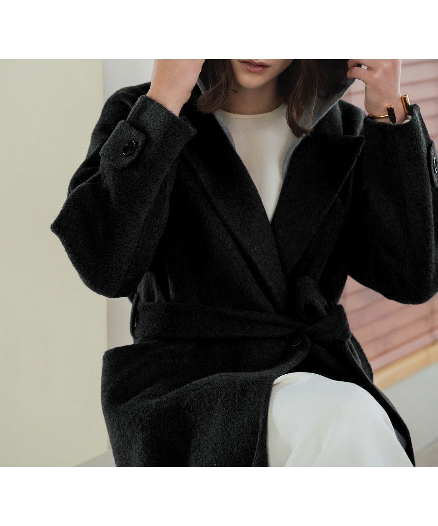 【エルフランク/ELFRANK】の【2025AW】【ウール70%】フーデッドダブルブレストチェスターコート 人気、トレンドファッション・服の通販 founy(ファニー) 　ファッション　Fashion　レディースファッション　Fashion for Women　アウター　Coat / Outerwear Collection　コート・ロングコート・ピーコート　Long Coats, Peacoats & More　チェスターコート・ロング丈アウター　Chester Coats / Chesterfield Long Coats　新作・新入荷　New Arrivals / New In　2025年　2025　2025-2026秋冬・A/W　Autumn/Winter 2025–26 AW25–26　プチプライス・低価格　Affordable / Budget Price　 other-1|ID: prp329100004722937 ipo3291000000034135172