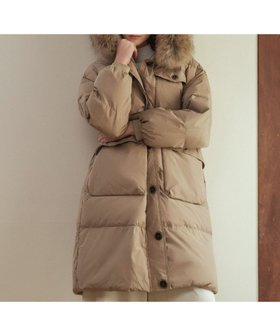 【フロリア/Flolia】のラクーンファー付き高見え&軽量ダウンコート 人気、トレンドファッション・服の通販 founy(ファニー) ファッション Fashion レディースファッション Fashion for Women アウター Coat / Outerwear Collection コート・ロングコート・ピーコート Long Coats, Peacoats & More ダウンジャケット・軽量ダウン Warm & Lightweight Down Jackets 新作・新入荷 New Arrivals / New In ダウン Down, Puffer プチプライス・低価格 Affordable / Budget Price 軽量 Lightweight, Ultra Light |ID:prp329100004736167