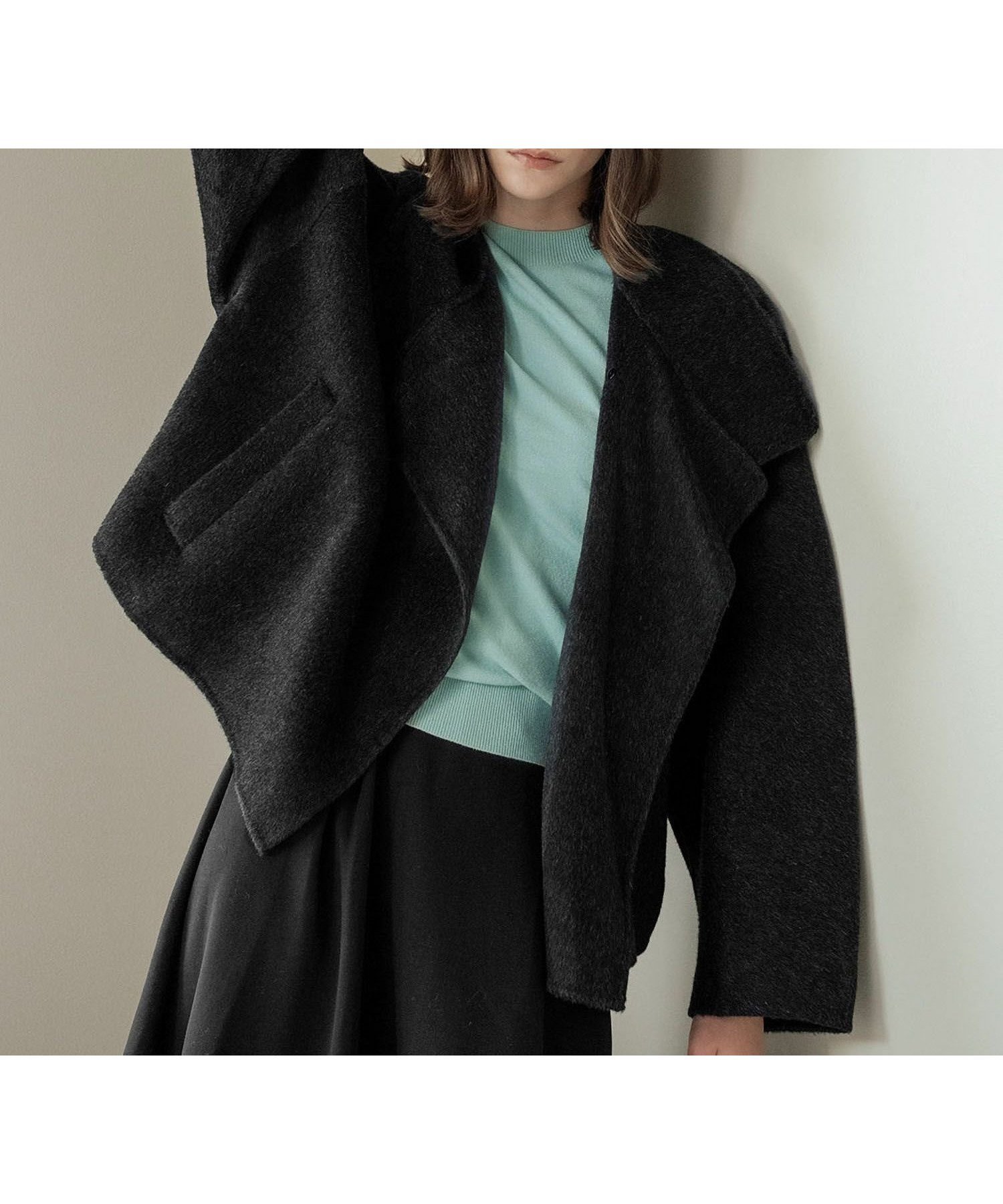 【エルフランク/ELFRANK】の【2025AW】【ウール100%】スタンドネックハーフコート 人気、トレンドファッション・服の通販 founy(ファニー) 　ファッション　Fashion　レディースファッション　Fashion for Women　アウター　Coat / Outerwear Collection　コート・ロングコート・ピーコート　Long Coats, Peacoats & More　新作・新入荷　New Arrivals / New In　2025年　2025　2025-2026秋冬・A/W　Autumn/Winter 2025–26 AW25–26　プチプライス・低価格　Affordable / Budget Price　 other-1|ID: prp329100004740337 ipo3291000000034244629