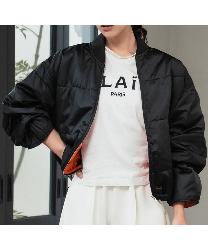 【エルフランク/ELFRANK】のスタンドカラーバイカラーナイロンブルゾン インテリア・キッズ・メンズ・レディースファッション・服の通販 founy(ファニー) https://founy.com/ ファッション Fashion レディースファッション Fashion for Women アウター Coat / Outerwear Collection ブルゾンジャケット・スポーティアウター Blouson Jackets 新作・新入荷 New Arrivals / New In プチプライス・低価格 Affordable / Budget Price |ID: prp329100004744850 ipo3291000000036164045