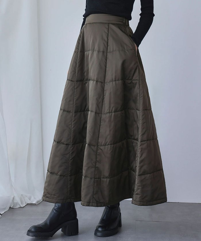 【エルフランク/ELFRANK】の【2025AW】キルティングボリュームフレアスカート インテリア・キッズ・メンズ・レディースファッション・服の通販 founy(ファニー) https://founy.com/ ファッション Fashion レディースファッション Fashion for Women スカート Skirts Aライン・フレアスカート A-Line & Flared Skirts 新作・新入荷 New Arrivals / New In 2025年 2025 2025-2026秋冬・A/W Autumn/Winter 2025–26 AW25–26 プチプライス・低価格 Affordable / Budget Price |ID: prp329100004744851 ipo3291000000034297274