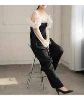 【ガール/GIRL】のチュールフリルドッキングオールインワンパンツドレス 人気、トレンドファッション・服の通販 founy(ファニー) ファッション Fashion レディースファッション Fashion for Women パンツ Pants & Trousers 新作・新入荷 New Arrivals / New In プチプライス・低価格 Affordable / Budget Price |ID:prp329100004745885