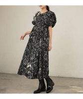 【ガール/GIRL】のパフスリーブ×アシンメトリーフリルジャガードミモレ丈ワンピースパーティードレス 人気、トレンドファッション・服の通販 founy(ファニー) ファッション Fashion レディースファッション Fashion for Women ワンピース Dresses フォーマル・パーティードレス・結婚式用ドレス Elegant & Casual Dresses 新作・新入荷 New Arrivals / New In スリーブ Sleeve, Long Sleeve / Short Sleeve プチプライス・低価格 Affordable / Budget Price |ID:prp329100004747422