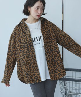 【アンピルーラ/Ampirula】 【2025AW】レオパード柄オーバーサイズシャツジャケット人気、トレンドファッション・服の通販 founy(ファニー) ファッション Fashion レディースファッション Fashion for Women アウター Coat / Outerwear Collection レディースジャケット・軽アウター Jackets 新作・新入荷 New Arrivals / New In 2025年 2025 2025-2026秋冬・A/W Autumn/Winter 2025–26 AW25–26 プチプライス・低価格 Affordable / Budget Price レオパード Leopard, Animal Print |ID:prp329100004752145