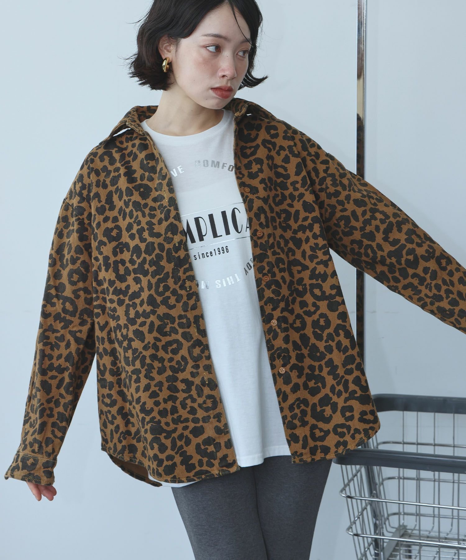 【アンピルーラ/Ampirula】の【2025AW】レオパード柄オーバーサイズシャツジャケット 人気、トレンドファッション・服の通販 founy(ファニー) 　ファッション　Fashion　レディースファッション　Fashion for Women　アウター　Coat / Outerwear Collection　レディースジャケット・軽アウター　Jackets　新作・新入荷　New Arrivals / New In　2025年　2025　2025-2026秋冬・A/W　Autumn/Winter 2025–26 AW25–26　プチプライス・低価格　Affordable / Budget Price　レオパード　Leopard, Animal Print　 other-1|ID: prp329100004752145 ipo3291000000034368110