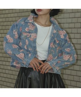 【アンピルーラ/Ampirula】 【2025AW】ローズプリントデニムジャケット人気、トレンドファッション・服の通販 founy(ファニー) ファッション Fashion レディースファッション Fashion for Women アウター Coat / Outerwear Collection レディースジャケット・軽アウター Jackets デニムジャケット / カジュアルアウター Denim Jackets 新作・新入荷 New Arrivals / New In 2025年 2025 2025-2026秋冬・A/W Autumn/Winter 2025–26 AW25–26 プチプライス・低価格 Affordable / Budget Price |ID:prp329100004752146