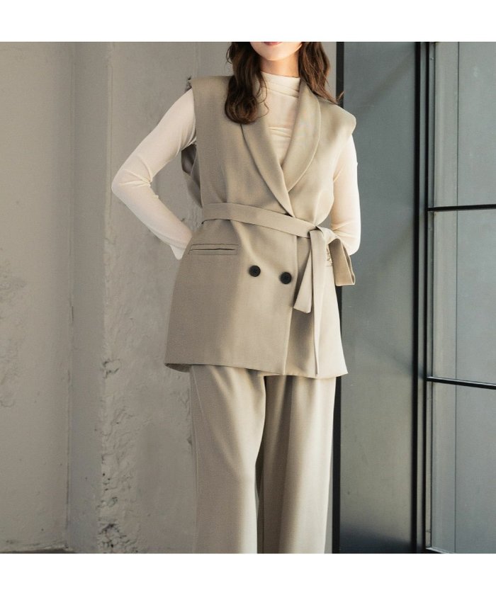 【フロリア/Flolia】のベルト付きテーラードジレ&シアーインナーブラウス&ロング丈設計ワイドパンツ3点セットスーツ インテリア・キッズ・メンズ・レディースファッション・服の通販 founy(ファニー) https://founy.com/ ファッション Fashion レディースファッション Fashion for Women アウター Coat / Outerwear Collection ベルト&ウエストマーク Belts & Waist Accessories スーツ Business Suits & Workwear スーツパンツ・ドレスパンツ Suit Pants / Office Trousers / Dress Pants スーツセット・2点セット・レディーススーツ Suit Sets / 2-Piece Suits / Office Suit Sets 新作・新入荷 New Arrivals / New In スーツ Suit, Formalwear プチプライス・低価格 Affordable / Budget Price ロング Long, Long-Length ワイド Wide, Wide Fit |ID: prp329100004755831 ipo3291000000034607152