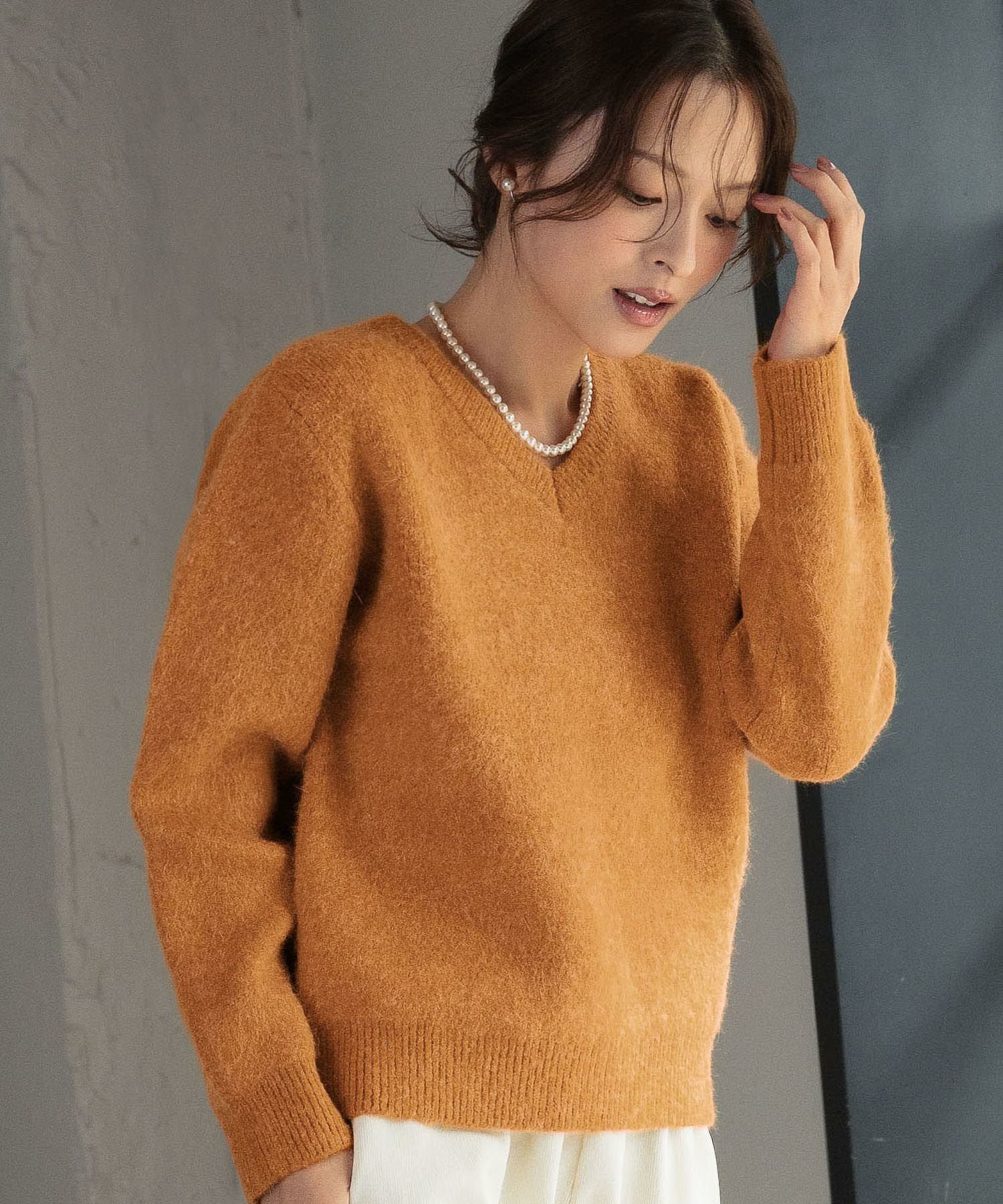 【エルフランク/ELFRANK】の【2025AW】Vネックシャギーニットプルオーバー 人気、トレンドファッション・服の通販 founy(ファニー) 　ファッション　Fashion　レディースファッション　Fashion for Women　トップス・カットソー　Cut & Sew Tops　ニット　Knit Tops & Sweaters　カジュアルプルオーバー・ニットトップス　Pullovers & Knit Tops / Casual Pullovers　Vネックトップス　V-Neck Tops / V-Cut Neckline Shirts　新作・新入荷　New Arrivals / New In　2025年　2025　2025-2026秋冬・A/W　Autumn/Winter 2025–26 AW25–26　プチプライス・低価格　Affordable / Budget Price　 other-1|ID: prp329100004763885 ipo3291000000034485806