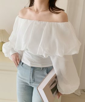 【ロワ/LOWO】 オフショルダーブラウス人気、トレンドファッション・服の通販 founy(ファニー) ファッション Fashion レディースファッション Fashion for Women トップス・カットソー Cut & Sew Tops シャツ・ブラウス・オフィスカジュアル Elegant Blouses & Button-Ups 新作・新入荷 New Arrivals / New In プチプライス・低価格 Affordable / Budget Price |ID:prp329100004769440