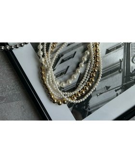 【ガール/GIRL】 5連フェイクパールネックレス人気、トレンドファッション・服の通販 founy(ファニー) ファッション Fashion レディースファッション Fashion for Women ジュエリー Jewelry ネックレス Necklaces & Pendants 新作・新入荷 New Arrivals / New In プチプライス・低価格 Affordable / Budget Price |ID:prp329100004773769