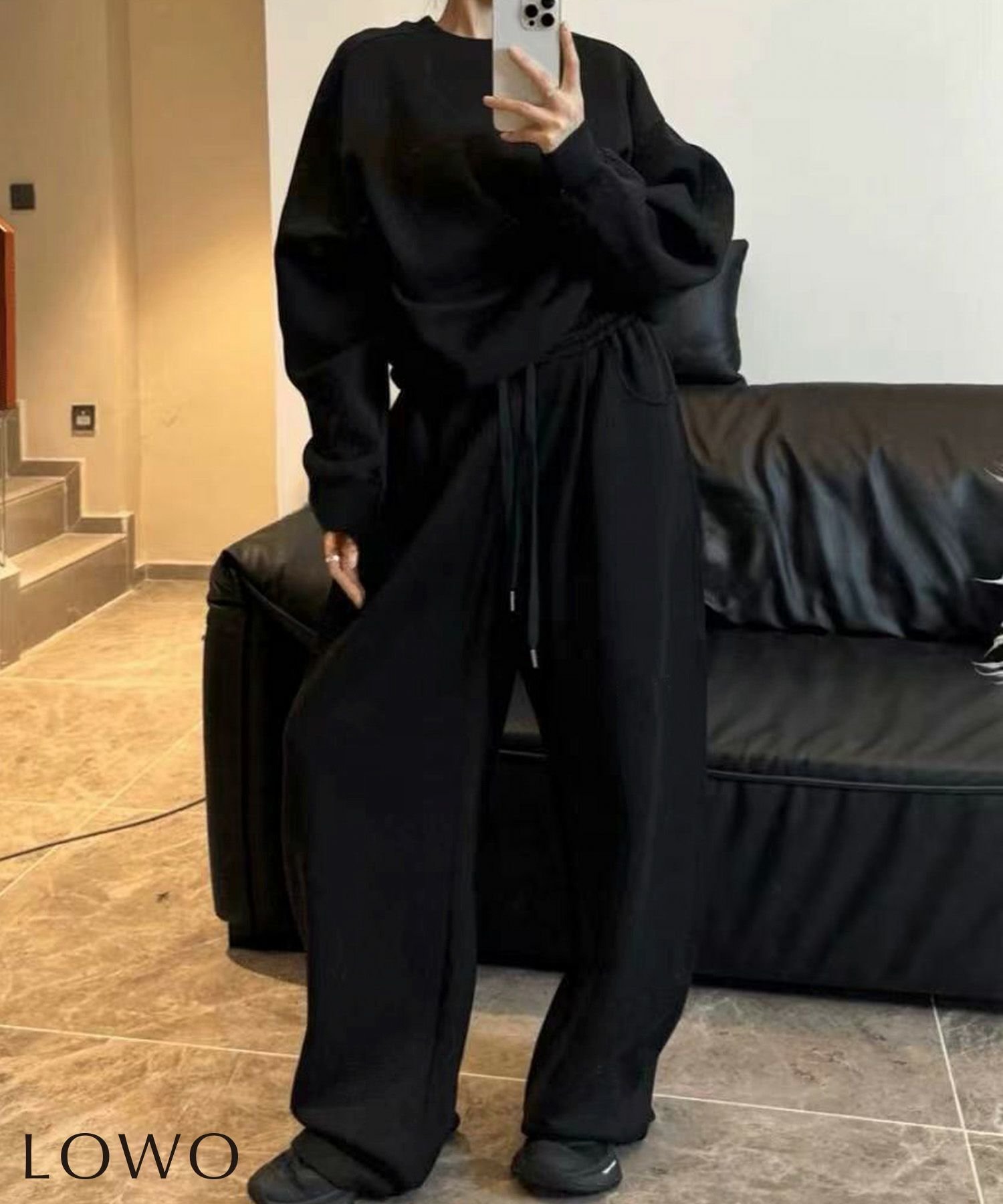 【ロワ/LOWO】のシンプルスウェットプルオーバー&ワイドパンツ2点セットアップ 人気、トレンドファッション・服の通販 founy(ファニー) 　ファッション　Fashion　レディースファッション　Fashion for Women　セットアップ　Matching Sets　レディースパンツ・ボトムス　Pants & Trousers / Bottoms　新作・新入荷　New Arrivals / New In　セットアップ　Set-Up, Coordinated Outfit　プチプライス・低価格　Affordable / Budget Price　ワイド　Wide, Wide Fit　 other-1|ID: prp329100004774709 ipo3291000000034607199