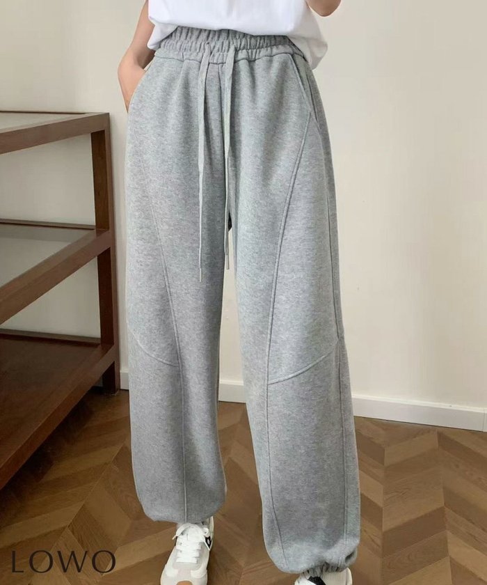 【ロワ/LOWO】のスウェットワイドパンツ インテリア・キッズ・メンズ・レディースファッション・服の通販 founy(ファニー) https://founy.com/ ファッション Fashion レディースファッション Fashion for Women パンツ Pants & Trousers 新作・新入荷 New Arrivals / New In プチプライス・低価格 Affordable / Budget Price |ID: prp329100004782025 ipo3291000000035969237