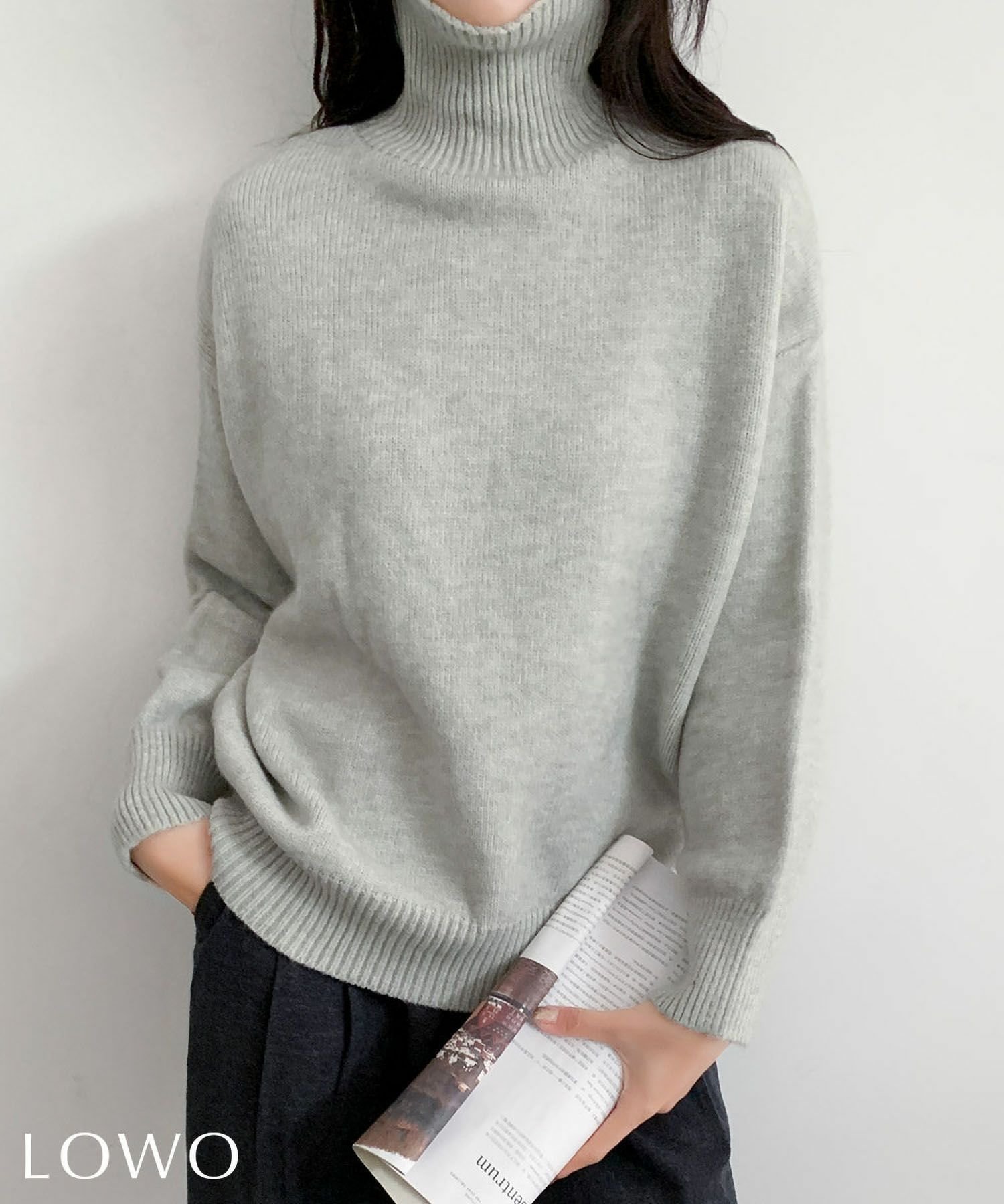 【ロワ/LOWO】のハイネックニットプルオーバー 人気、トレンドファッション・服の通販 founy(ファニー) 　ファッション　Fashion　レディースファッション　Fashion for Women　トップス・カットソー　Cut & Sew Tops　ニット　Knit Tops & Sweaters　カジュアルプルオーバー・ニットトップス　Pullovers & Knit Tops / Casual Pullovers　新作・新入荷　New Arrivals / New In　プチプライス・低価格　Affordable / Budget Price　 other-1|ID: prp329100004782026 ipo3291000000034697154