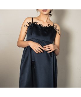 【ガール/GIRL】 【ANDRESD】リボン×サテンコクーンシルエットキャミソールワンピースパーティードレス人気、トレンドファッション・服の通販 founy(ファニー) ファッション Fashion レディースファッション Fashion for Women ワンピース Dresses フォーマル・パーティードレス・結婚式用ドレス Elegant & Casual Dresses 新作・新入荷 New Arrivals / New In サテン Satin, Glossy Fabric プチプライス・低価格 Affordable / Budget Price リボン Ribbon, Bow |ID:prp329100004784230