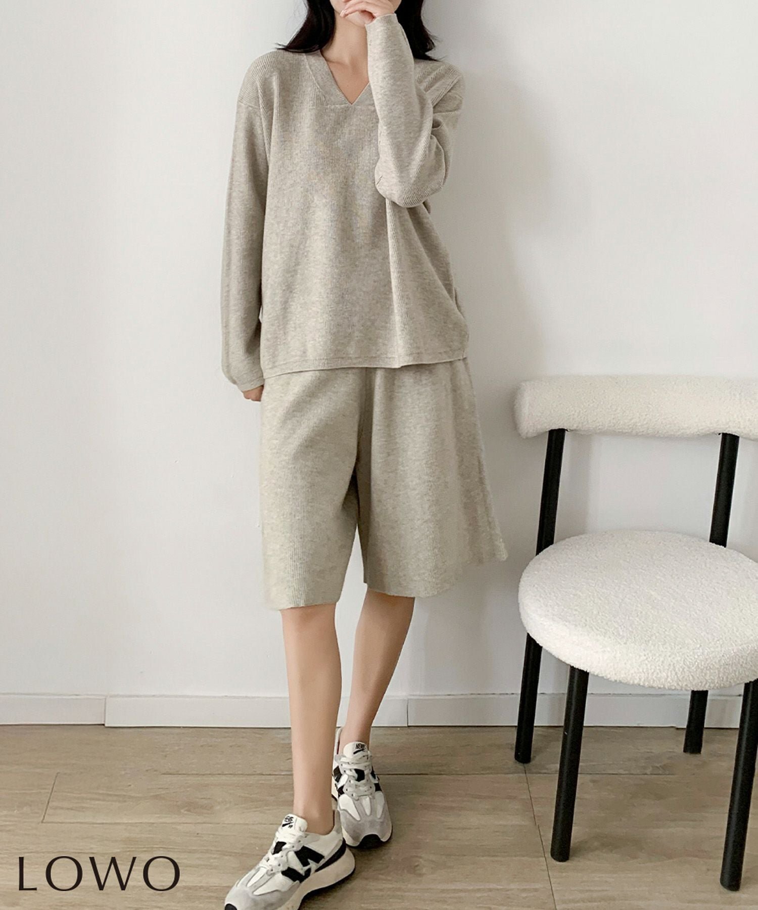 【ロワ/LOWO】の冬の室内や暖房下に◎ 大人見えニットセットアップ(ハーフパンツ) 人気、トレンドファッション・服の通販 founy(ファニー) 　ファッション　Fashion　レディースファッション　Fashion for Women　セットアップ　Matching Sets　レディースパンツ・ボトムス　Pants & Trousers / Bottoms　パンツ　Pants & Trousers　ショートパンツ・ハーフパンツ　High-Waisted & Relaxed Shorts　新作・新入荷　New Arrivals / New In　セットアップ　Set-Up, Coordinated Outfit　ハーフ　Half, Half-Length　プチプライス・低価格　Affordable / Budget Price　冬　Winter / This Winter　 other-1|ID: prp329100004787310 ipo3291000000036172906