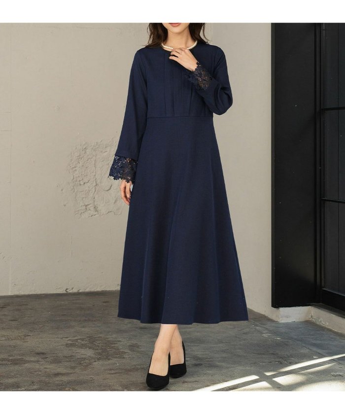 【フロリア/Flolia】の2WAY袖口レース付きAラインワンピーススーツ インテリア・キッズ・メンズ・レディースファッション・服の通販 founy(ファニー) https://founy.com/ ファッション Fashion レディースファッション Fashion for Women ワンピース Dresses Aラインワンピース・フレアシルエット A-Line Dresses / Flared Silhouette Dresses 新作・新入荷 New Arrivals / New In プチプライス・低価格 Affordable / Budget Price レース Lace, Lace Fabric |ID: prp329100004789860 ipo3291000000034759447