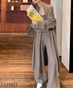 【ロワ/LOWO】 旅行・移動にも快適な大人のセットアップ|セットでも単品使いでも! 使える3点セットニット(羽織・トップス・パンツ)人気、トレンドファッション・服の通販 founy(ファニー) ファッション Fashion レディースファッション Fashion for Women セットアップ Matching Sets レディーストップス・ブラウス Tops & Blouses / Assorted Women's Tops レディースパンツ・ボトムス Pants & Trousers / Bottoms 新作・新入荷 New Arrivals / New In セットアップ Set-Up, Coordinated Outfit プチプライス・低価格 Affordable / Budget Price 旅行 Travel 羽織 Haori, Light Jacket |ID:prp329100004791871