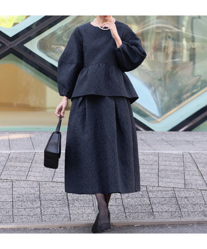 【フロリア/Flolia】のふくれジャガードボリュームスリーブブラウス&Aラインスカート2点セットスーツ インテリア・キッズ・メンズ・レディースファッション・服の通販 founy(ファニー) https://founy.com/ ファッション Fashion レディースファッション Fashion for Women スカート Skirts Aライン・フレアスカート A-Line & Flared Skirts スーツ Business Suits & Workwear スーツスカート・ビジネス用スカート Suit Skirts / Office Skirts スーツセット・2点セット・レディーススーツ Suit Sets / 2-Piece Suits / Office Suit Sets 新作・新入荷 New Arrivals / New In スーツ Suit, Formalwear プチプライス・低価格 Affordable / Budget Price |ID: prp329100004798867 ipo3291000000034818523