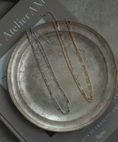 【ガール/GIRL】の2連チェーンネックレス 人気、トレンドファッション・服の通販 founy(ファニー) ファッション Fashion レディースファッション Fashion for Women ジュエリー Jewelry ネックレス Necklaces & Pendants 新作・新入荷 New Arrivals / New In チェーン Chain, Chain Strap ネックレス Necklace, Pendant Necklace プチプライス・低価格 Affordable / Budget Price |ID:prp329100004798882