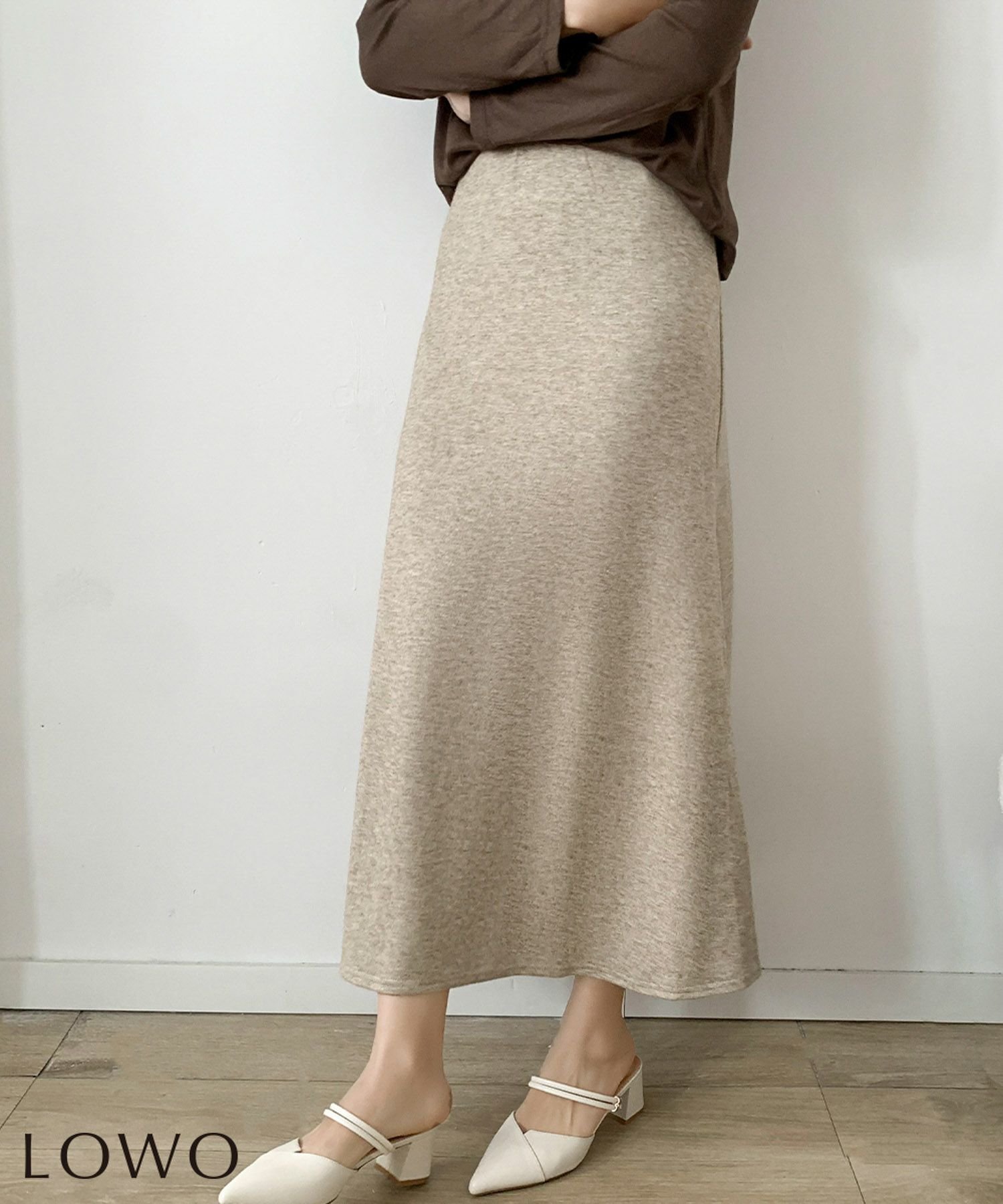 【ロワ/LOWO】のメルトン風ロングAラインスカート 人気、トレンドファッション・服の通販 founy(ファニー) 　ファッション　Fashion　レディースファッション　Fashion for Women　スカート　Skirts　Aライン・フレアスカート　A-Line & Flared Skirts　新作・新入荷　New Arrivals / New In　プチプライス・低価格　Affordable / Budget Price　メルトン　Melton, Heavy Wool　ロング　Long, Long-Length　 other-1|ID: prp329100004801594 ipo3291000000034837338