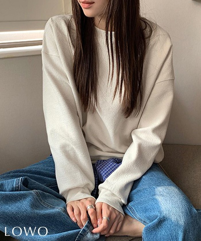 【ロワ/LOWO】の綿混無地シンプルスウェットトレーナー インテリア・キッズ・メンズ・レディースファッション・服の通販 founy(ファニー) https://founy.com/ ファッション Fashion レディースファッション Fashion for Women トップス・カットソー Cut & Sew Tops レディースパーカー・カジュアルフーディー Casual Hoodies & Sweatshirts スウェット・クルーネックトップス Sweatshirts & Crewnecks / Relaxed Fit Sweat Tops 新作・新入荷 New Arrivals / New In プチプライス・低価格 Affordable / Budget Price |ID: prp329100004801599 ipo3291000000036162358