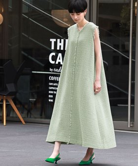 【エルフランク/ELFRANK】の【2WAY 着回しを楽しめる】ツイードロングワンピース 人気、トレンドファッション・服の通販 founy(ファニー) ファッション Fashion レディースファッション Fashion for Women ワンピース Dresses 新作・新入荷 New Arrivals / New In プチプライス・低価格 Affordable / Budget Price |ID:prp329100004801618