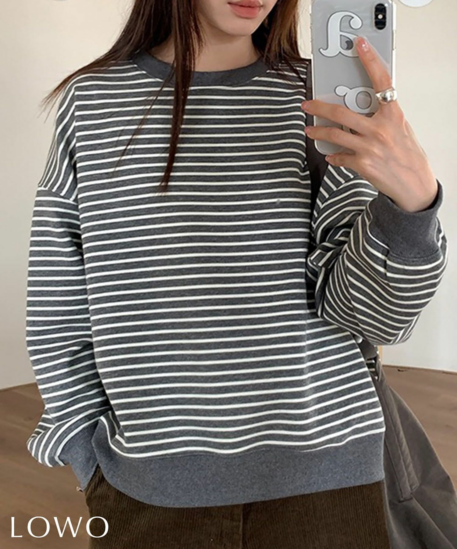 【ロワ/LOWO】の綿混ボリュームスリーブボーダープルオーバー 人気、トレンドファッション・服の通販 founy(ファニー) 　ファッション　Fashion　レディースファッション　Fashion for Women　トップス・カットソー　Cut & Sew Tops　カジュアルプルオーバー・ニットトップス　Pullovers & Knit Tops / Casual Pullovers　ボリューム袖・フリルスリーブブラウス　Voluminous & Ruffle Sleeves / Puffy Sleeve Tops　新作・新入荷　New Arrivals / New In　プチプライス・低価格　Affordable / Budget Price　 other-1|ID: prp329100004805178 ipo3291000000034867314